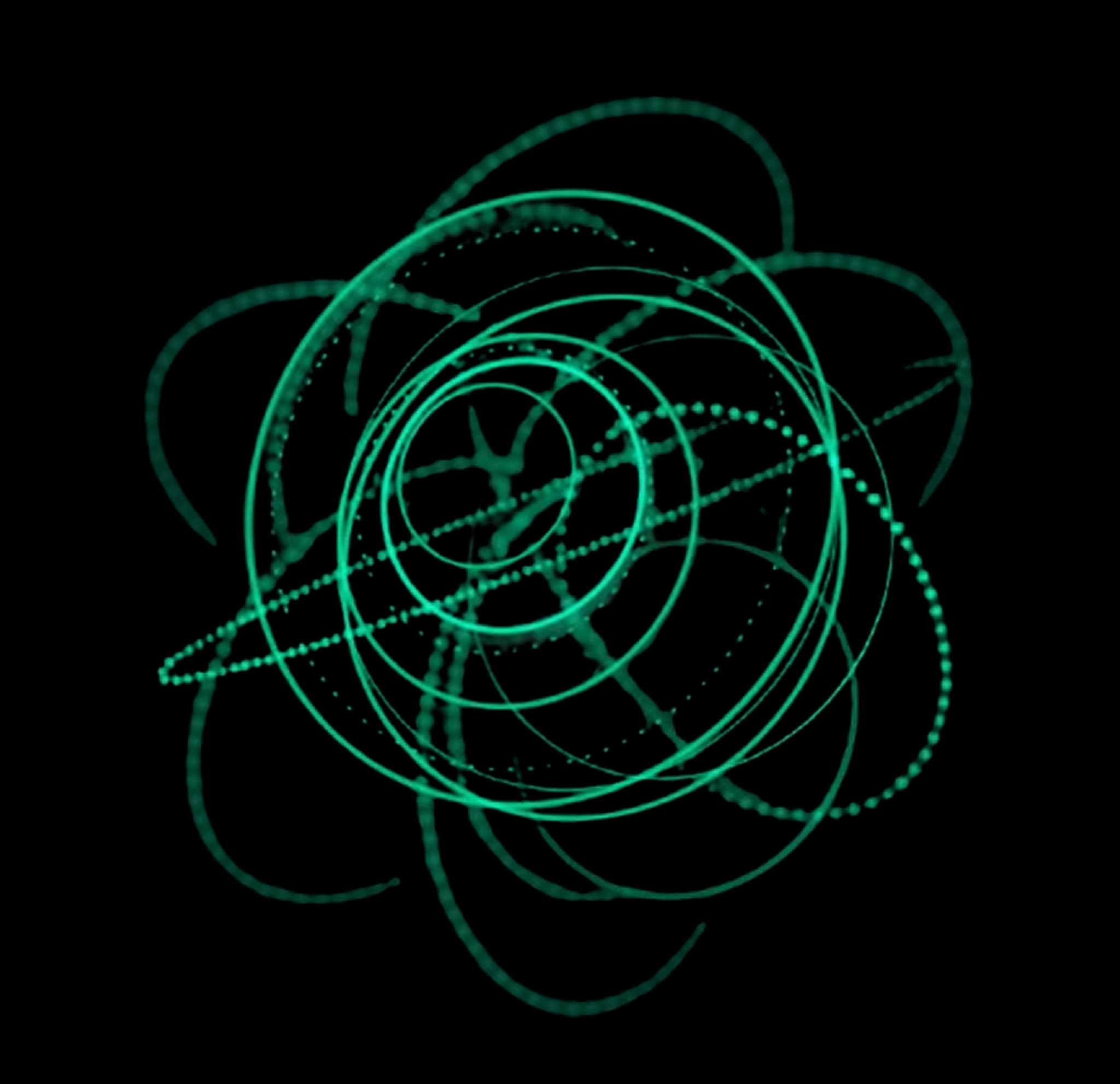 Abstract network graphic